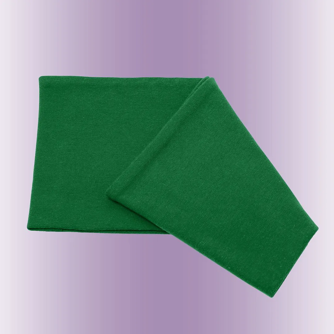 Men's Headbands Cotton Jersey 5" Wide Sports Fitness Yoga Made in the USA Green