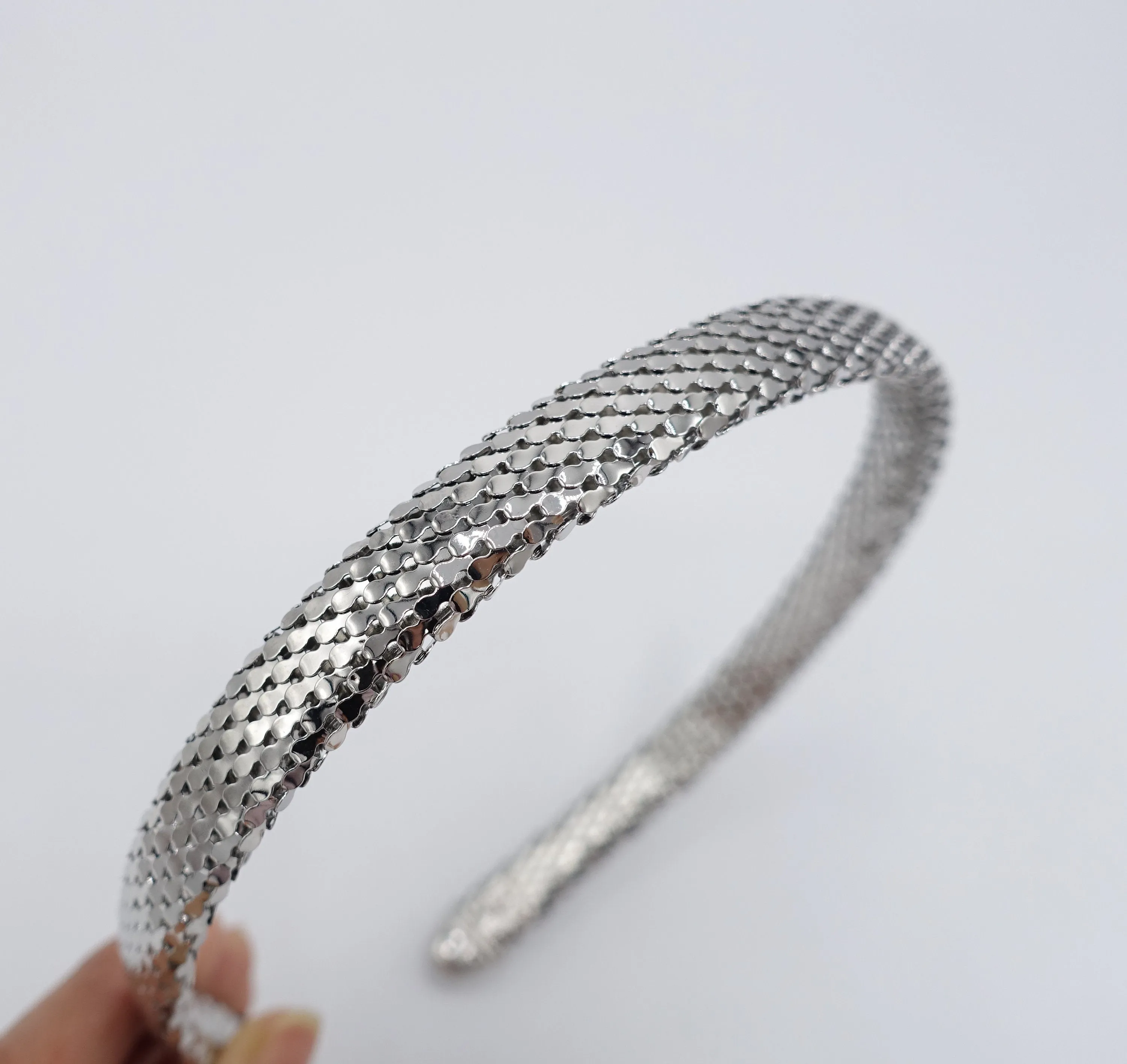 metal headband, chainmail headband for women