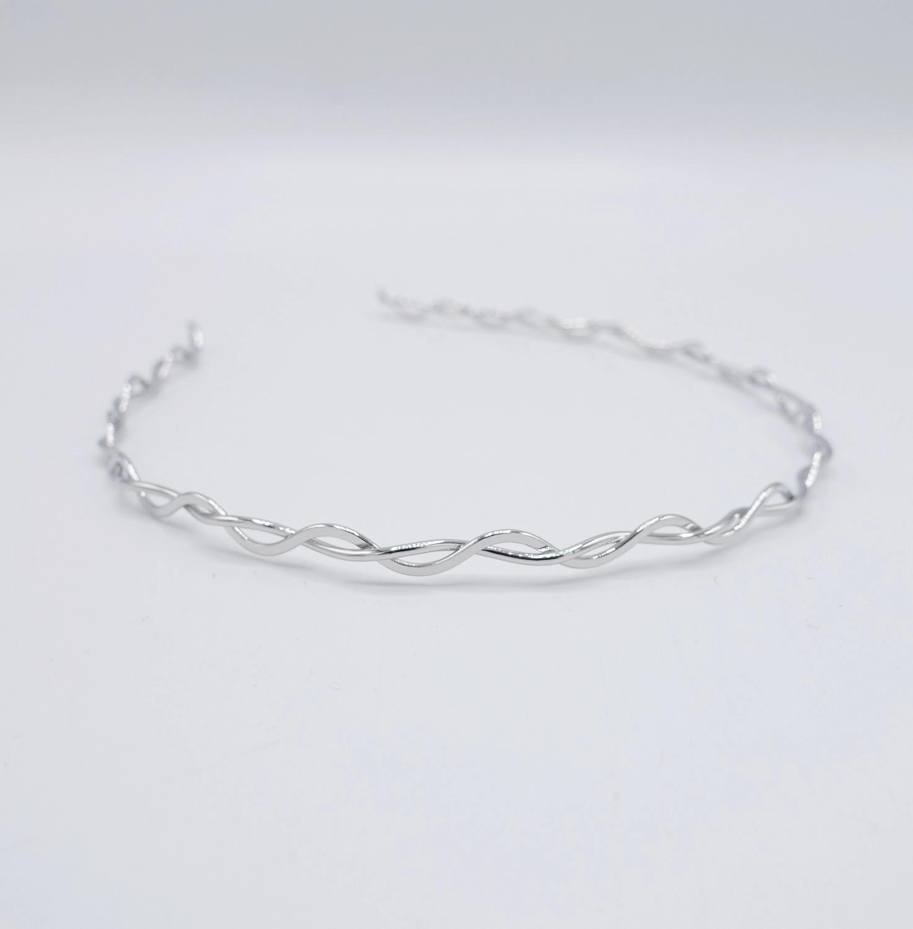 metal twist headband, thin headband, minimalist headband for women