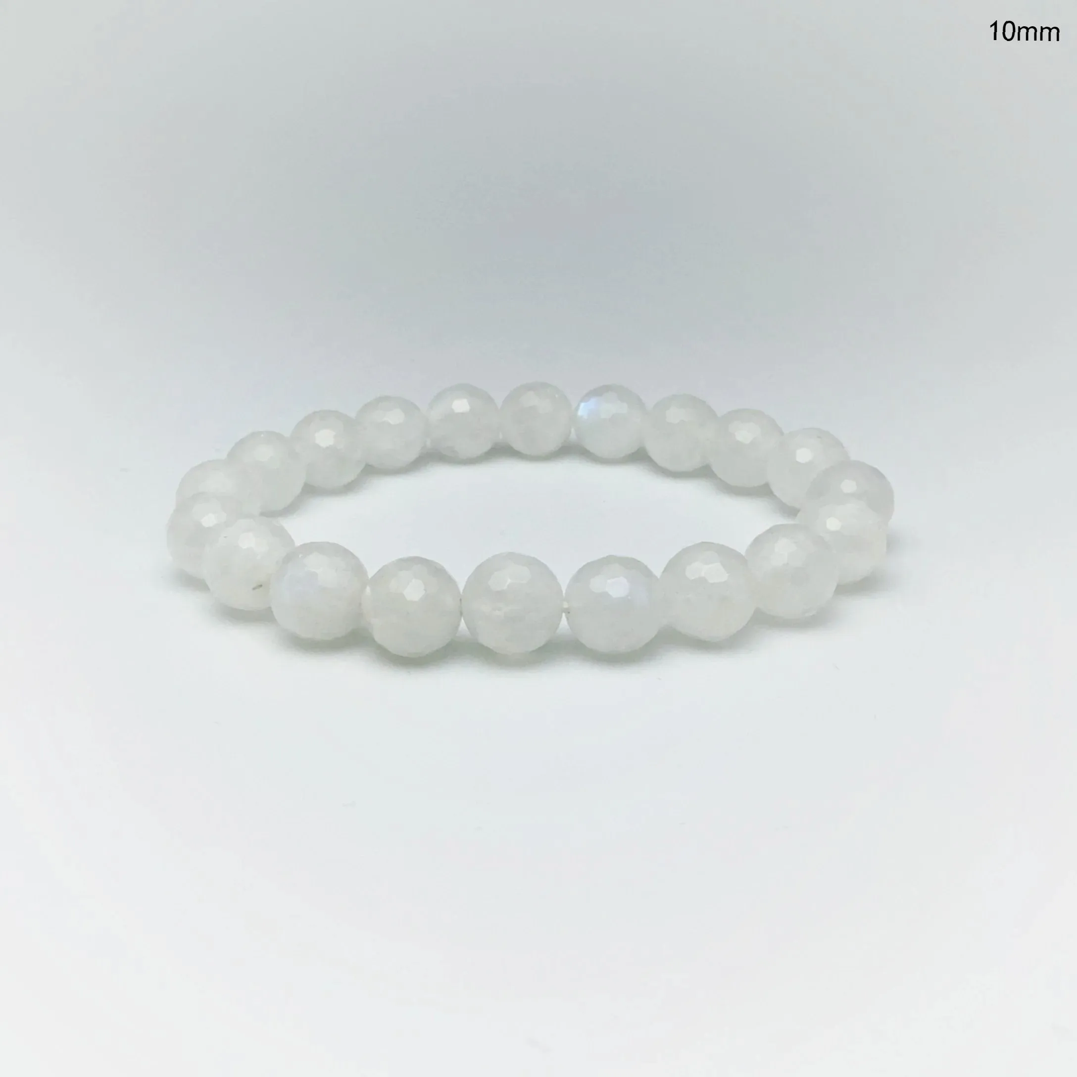 Moonstone Faceted Beaded Bracelet