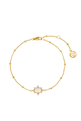 Moonstone Intuition Bracelet 14K Gold Plated