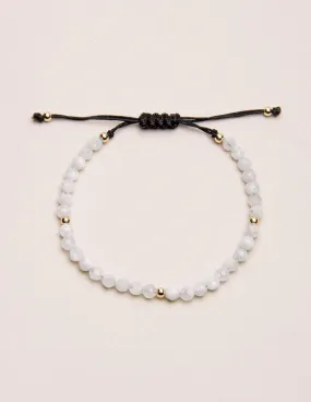 Moonstone String Mini Gemstone Bracelet