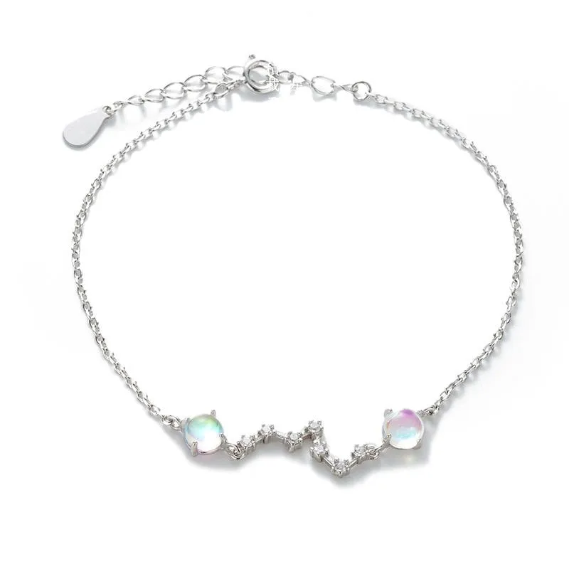 Moonstone transfer bracelet