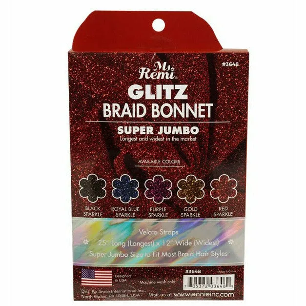 Ms. Remi: Premium Glitz Braid Bonnet