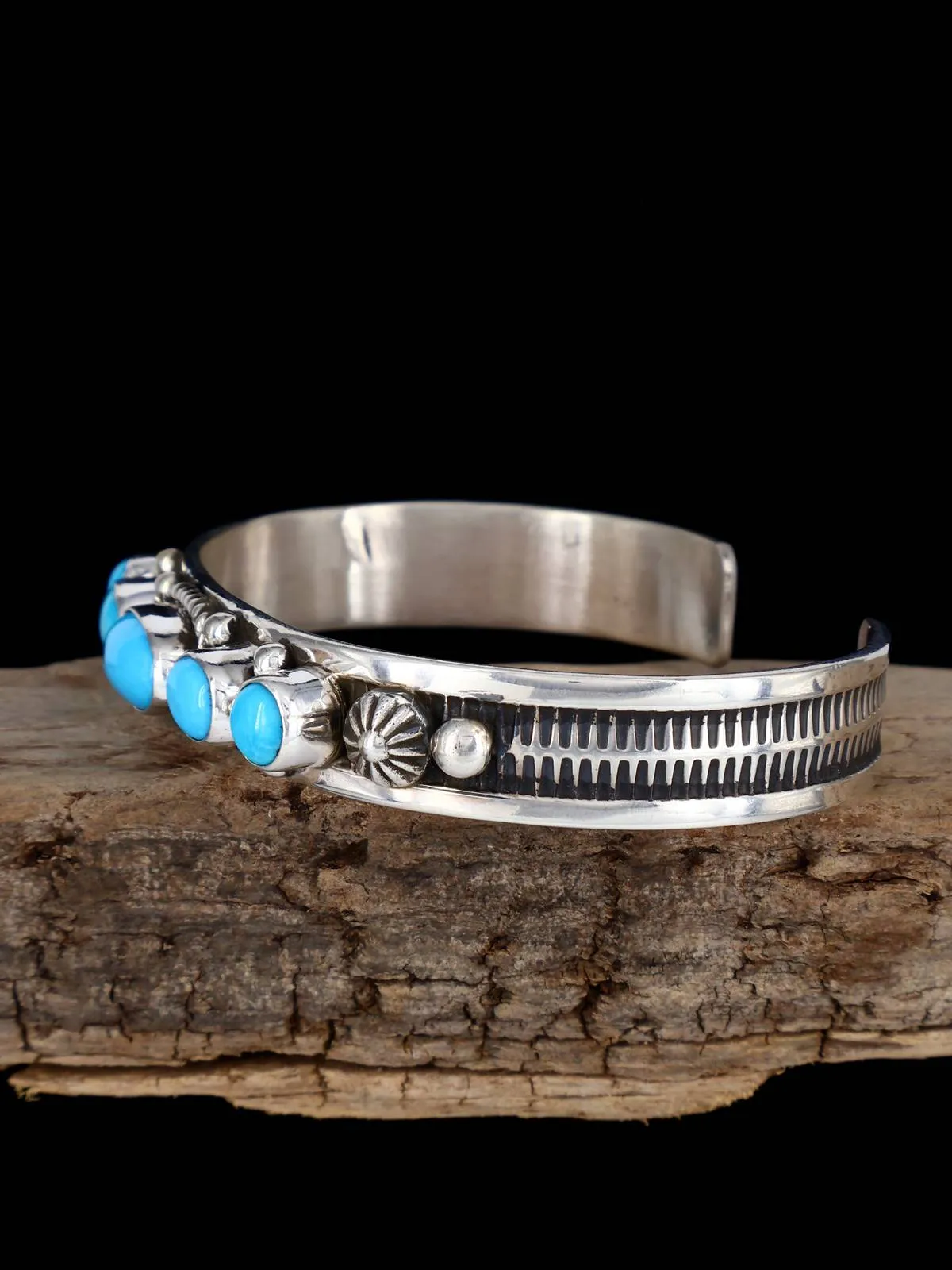 Native American Jewelry Sleeping Beauty Turquoise Cuff Bracelet