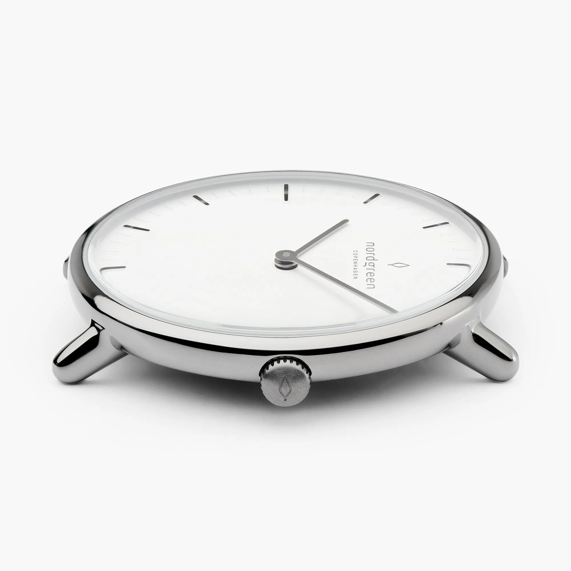 Native | White Dial - Patina Grey Leather