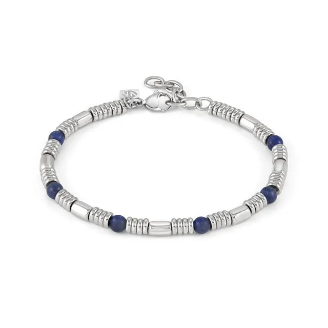 Nomination Instinct Bracelet, Sodalite Stone, Stainless Steel