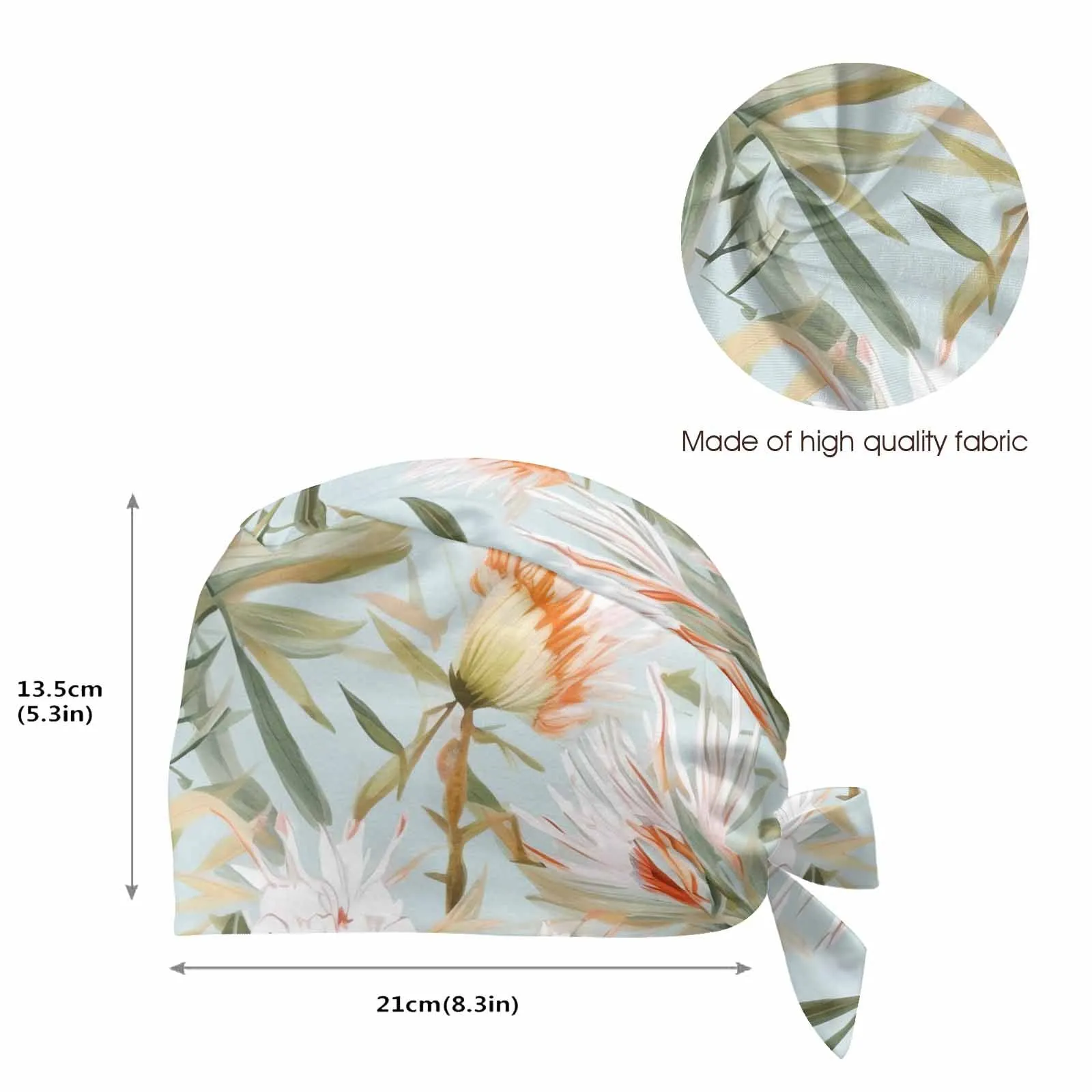 Nurse Scrub Cap Australian Floral 2  Scrub Cap