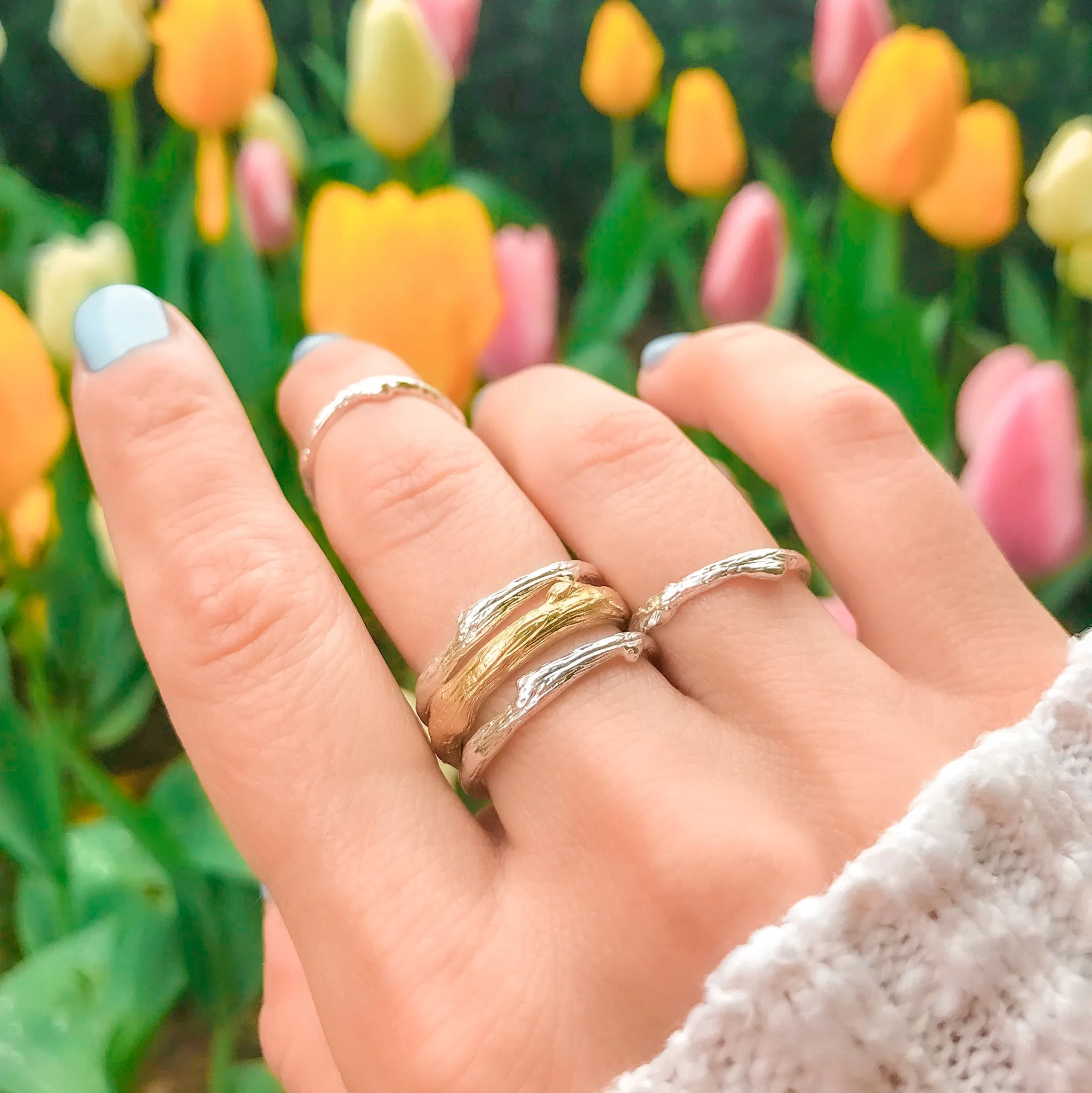 Olive Branch Ring | Solid 14k Gold