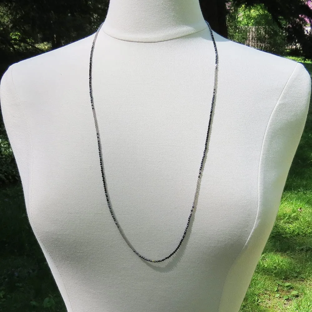 Ombre Black Wrap Bracelet & Necklace