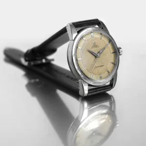 Omega Seamaster Automatic Honeycomb Dial Made in 1957 First Generation Seamaster 7 seconds per day Men's