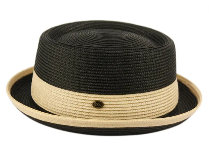 Oscar | Poly Straw Porkpie Hat