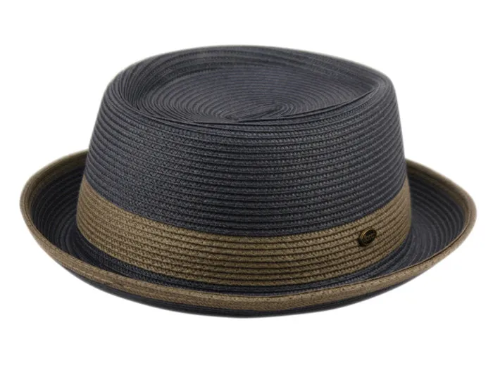 Oscar | Poly Straw Porkpie Hat