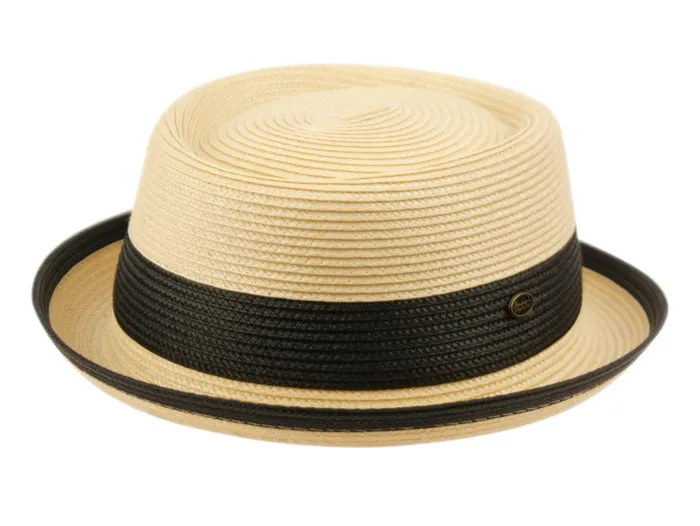 Oscar | Poly Straw Porkpie Hat