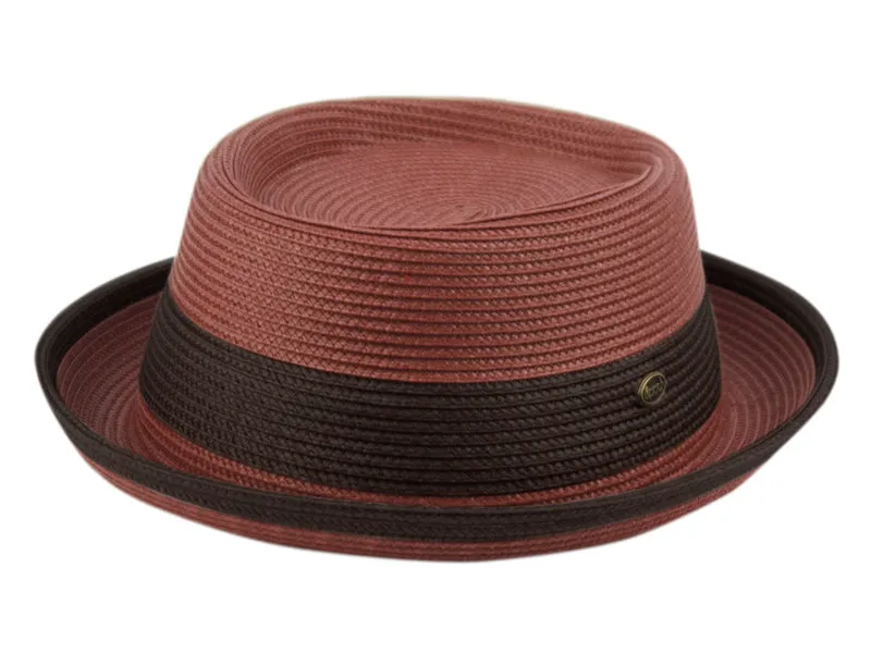 Oscar | Poly Straw Porkpie Hat