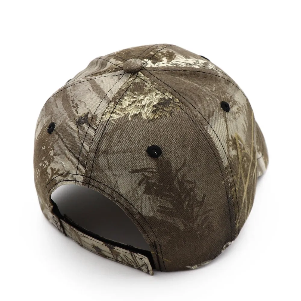 Outdoor Jungle Fishing Baseball Hat Cap Man Camouflage Hunting Hat Casquette Bone Cotton Tree Camo Snapback Dad Caps