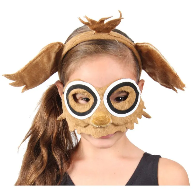 Owl Headband & Mask Set