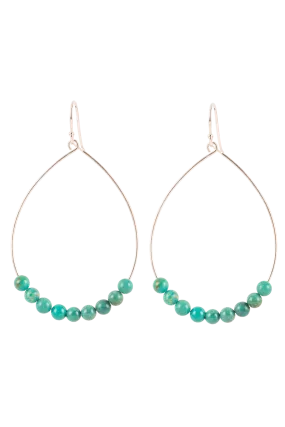 Paige Wallace Sterling Silver & Turquoise Earrings