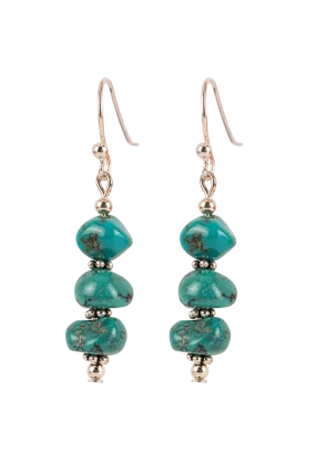 Paige Wallace Turquoise Pebble Earrings