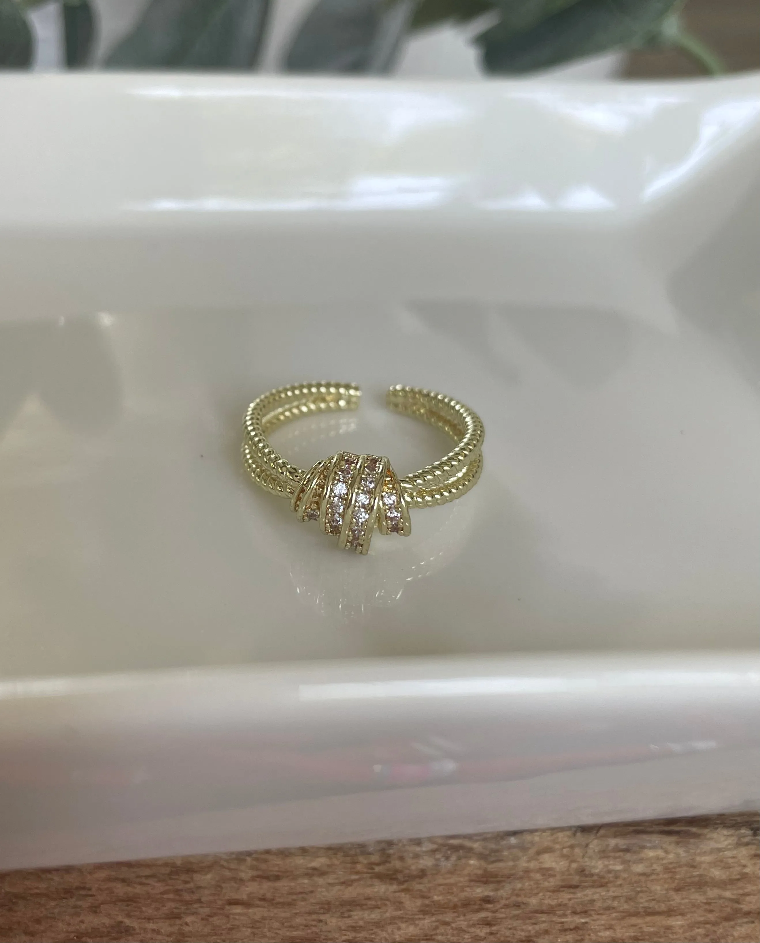 Pave Knot Ring