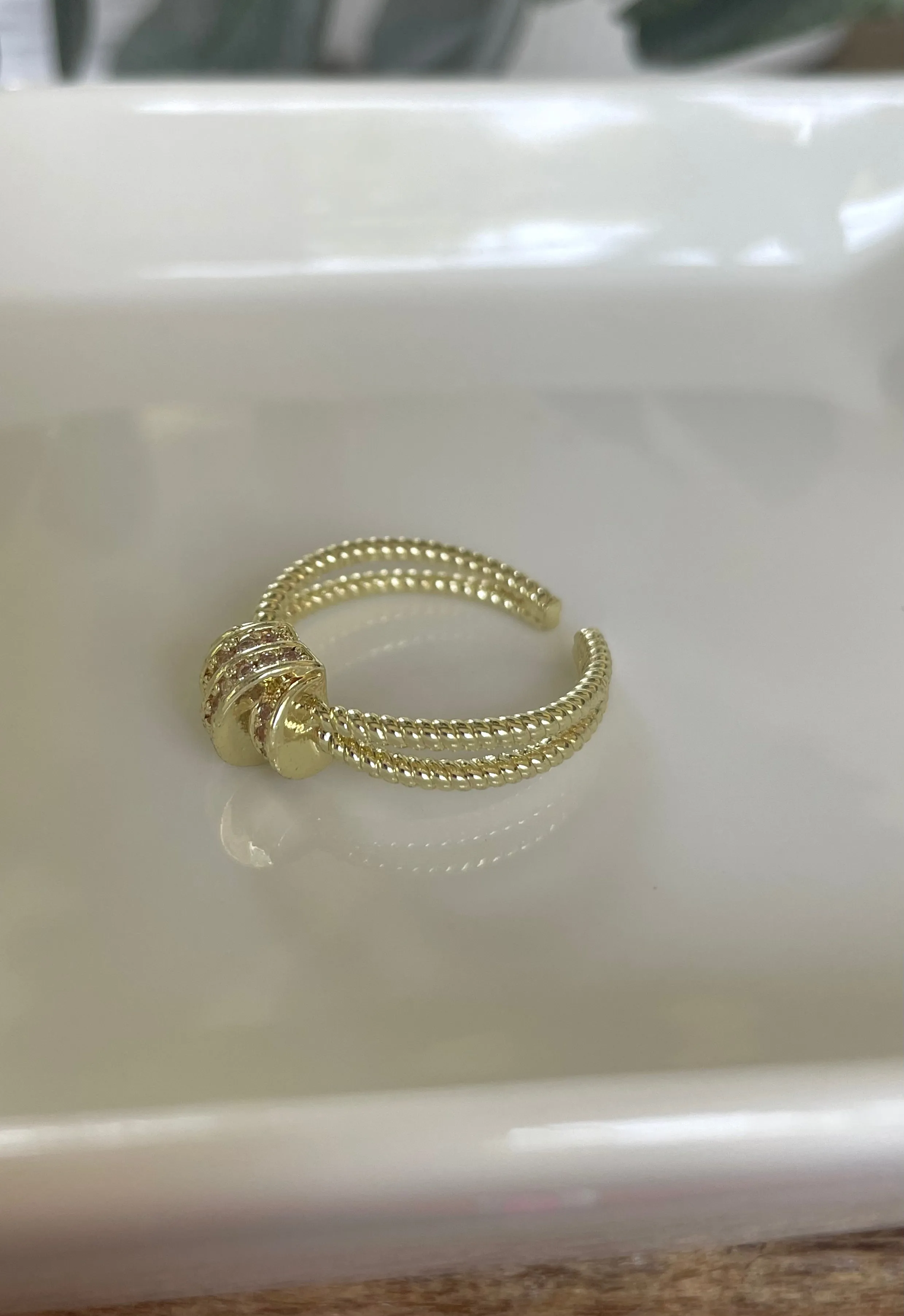 Pave Knot Ring