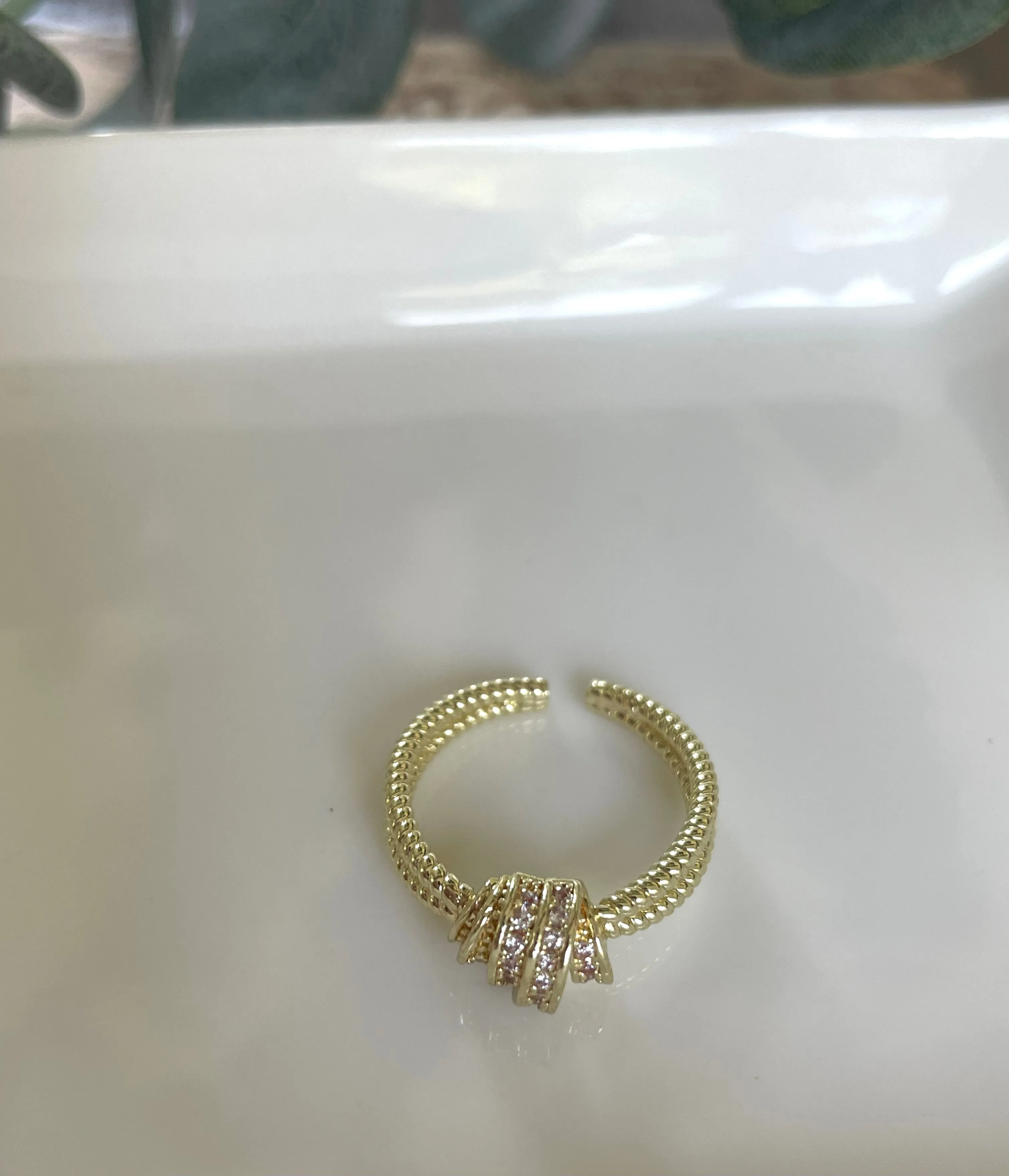 Pave Knot Ring