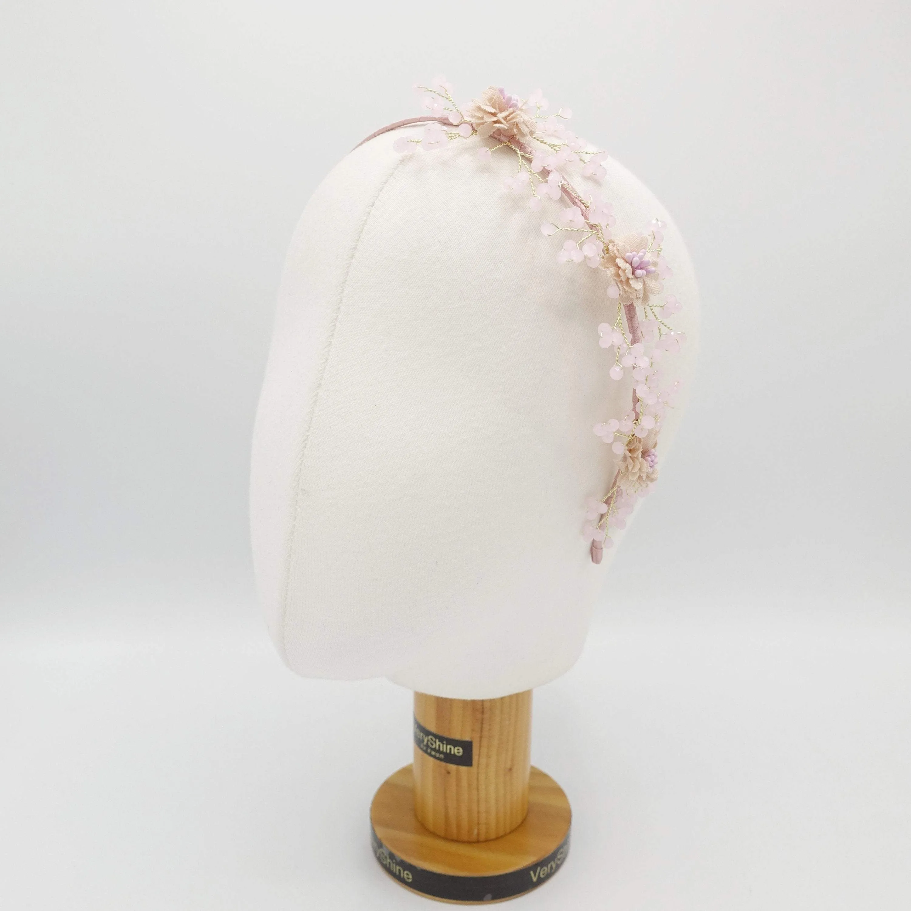 pearl branch headband bridal flower hairband for wedding