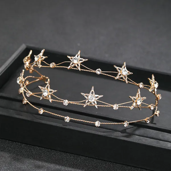 Pentagram Rhinestone Headband 五角星水鑽頭箍 HA20017