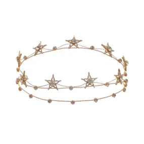 Pentagram Rhinestone Headband 五角星水鑽頭箍 HA20017