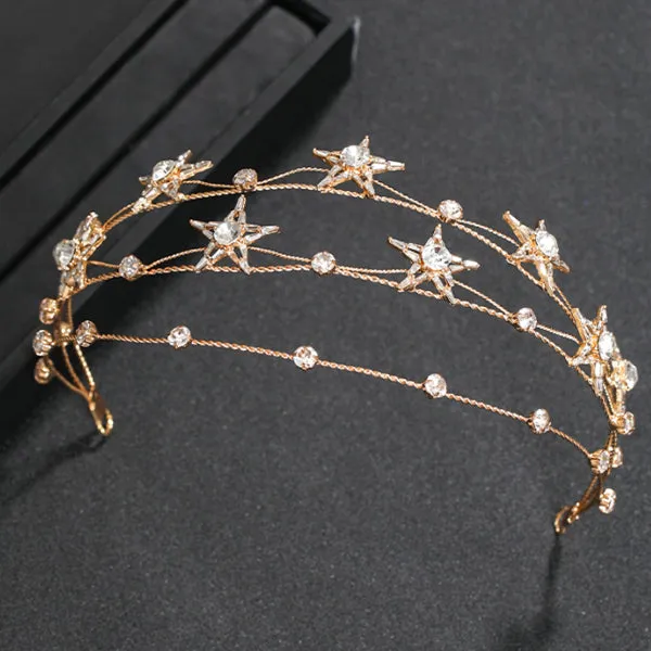 Pentagram Rhinestone Headband 五角星水鑽頭箍 HA20017