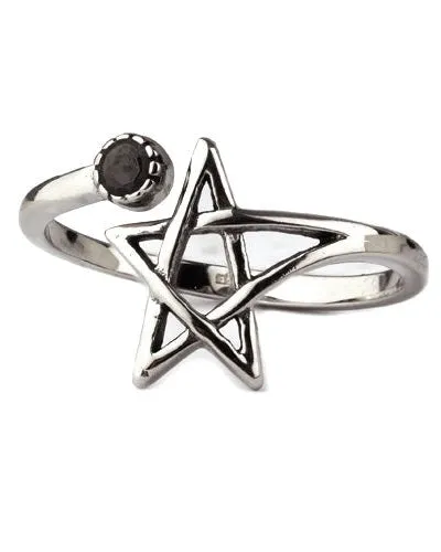 PENTAGRAM STAINLESS STEEL RING