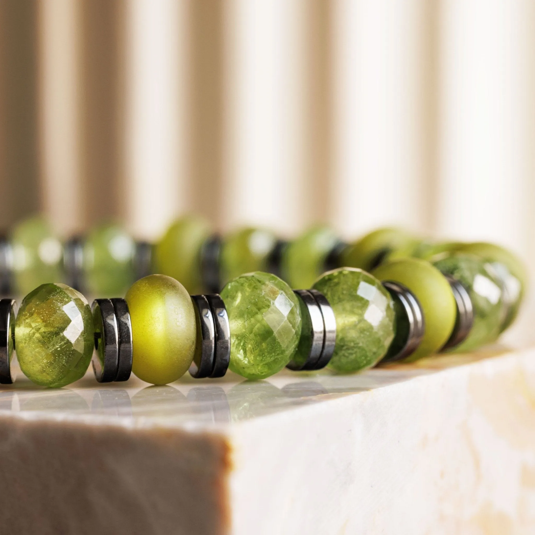 Peridot Bracelet VI (7.5-8mm)