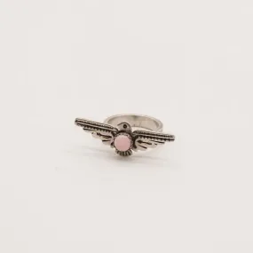 Pink Conch Thunderbird Ring-Size 6