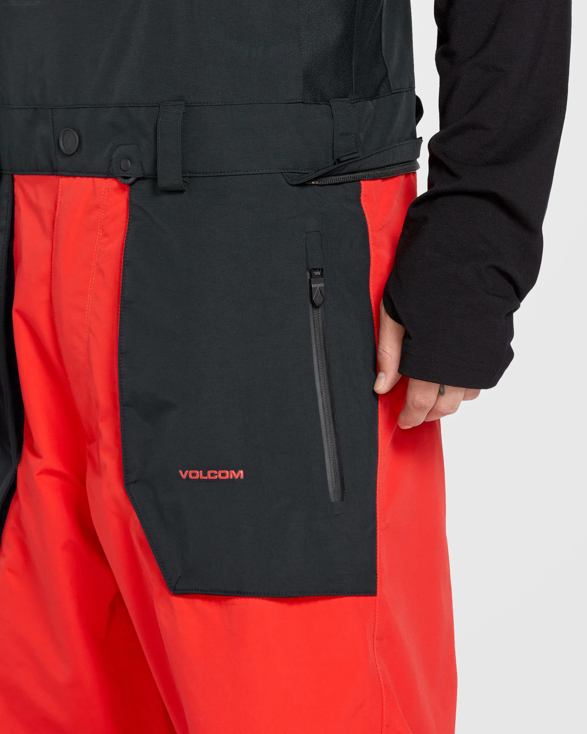 Rain Gore-Tex Bib Overall - Crimson