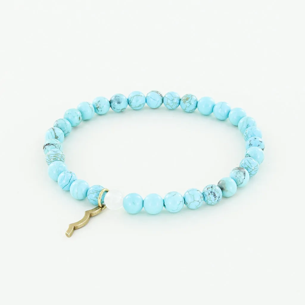 Rayminder UV Awareness Bracelet in Cyan Turquoise