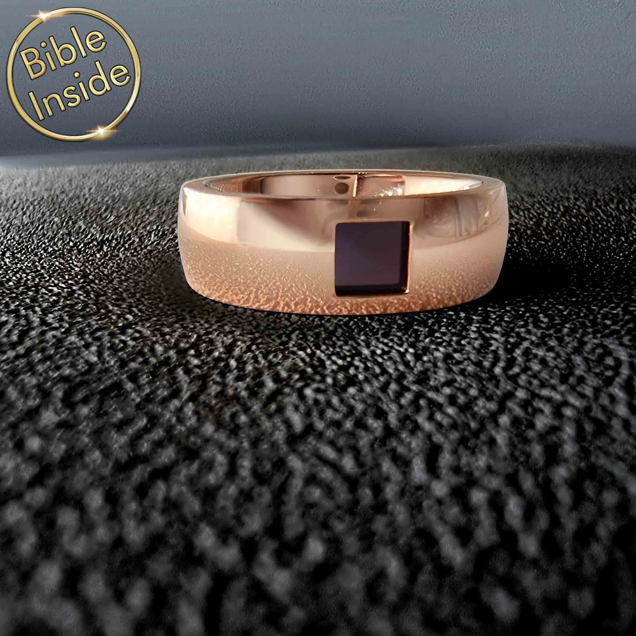 Religious Ring with Nano Bible - Pure Band Ring