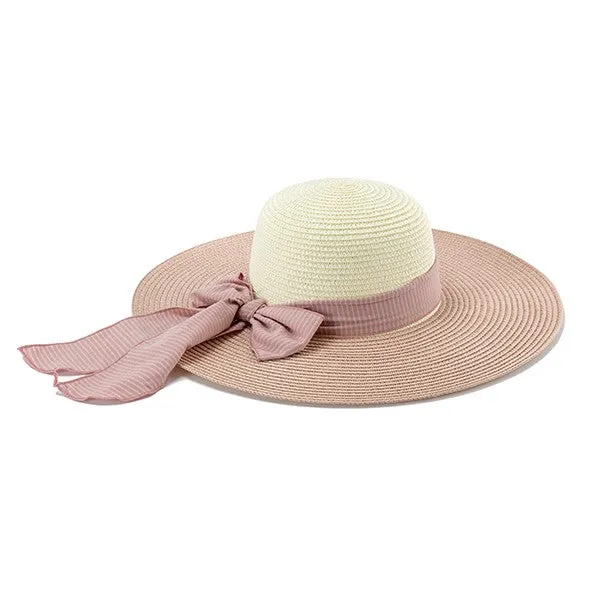 RIBBON BAND STRAW HAT