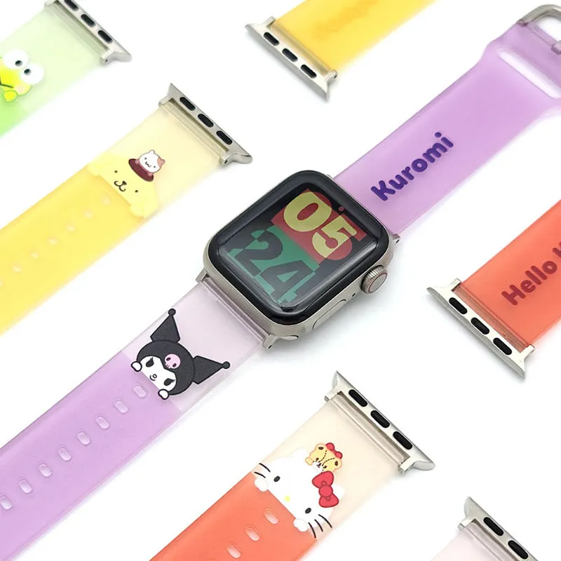 Sanrio Characters Peek Watch Strap Wristbands for Apple Watch