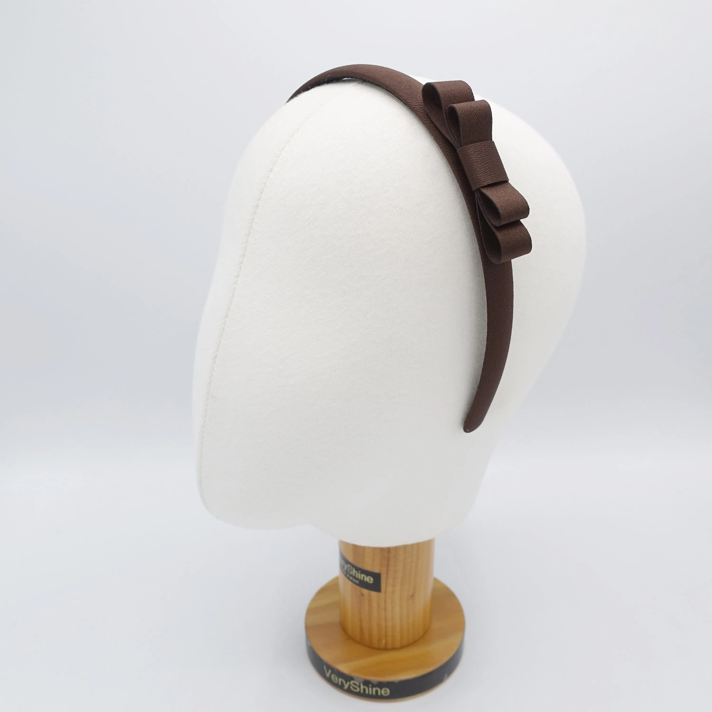 satin bow headband, simple headband for women