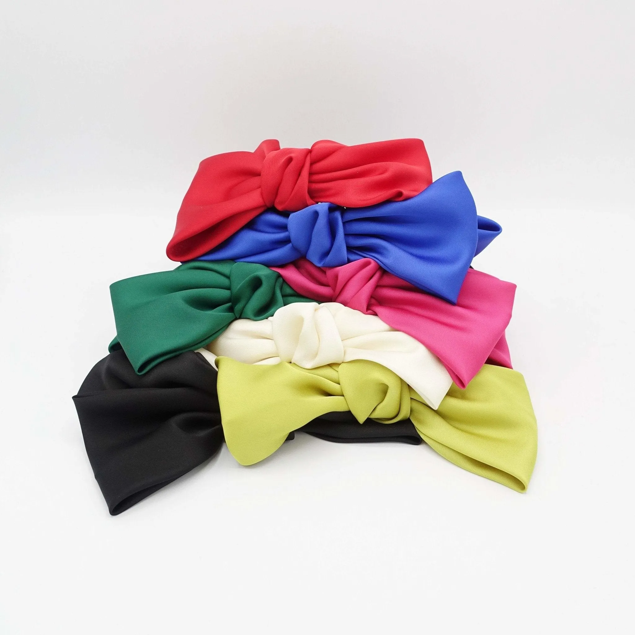 satin bow headband Texas satin big hair bow cute hairband women hair accessory