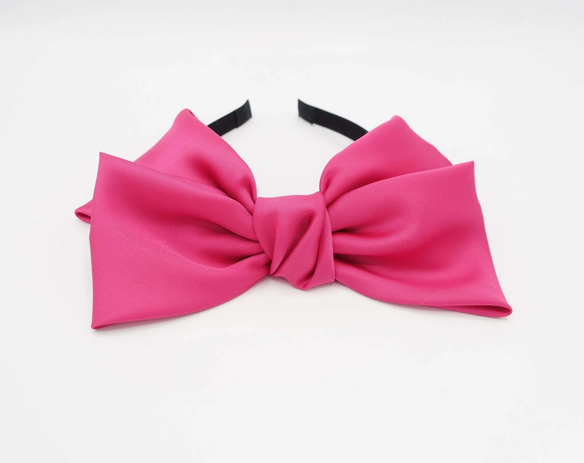 satin bow headband Texas satin big hair bow cute hairband women hair accessory