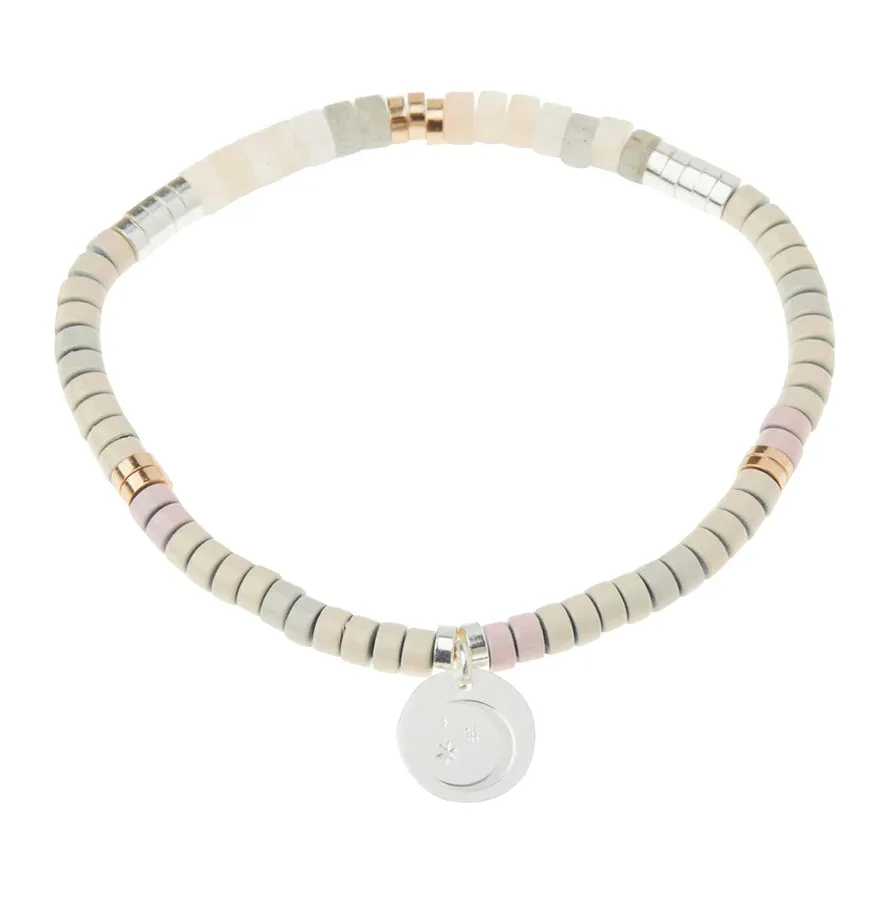 Scout Stone Intention Bracelet - Moonstone / Silver / Gold