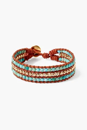 Sedona Cuff Wrap Bracelet Turquoise