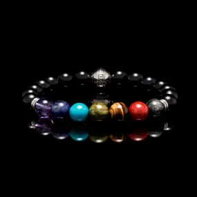 Silver 7 Chakras Bracelet