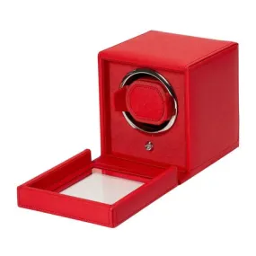 Small Watch Winder Cube Red