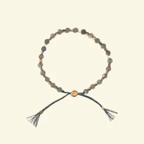 smr | labradorite with rose gold | Signature Collection bracelet