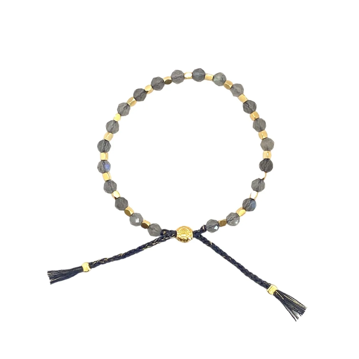 smr | labradorite with yellow gold | Signature Collection bracelet