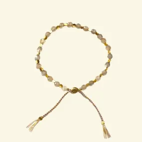 smr | peach moonstone | Signature Collection bracelet