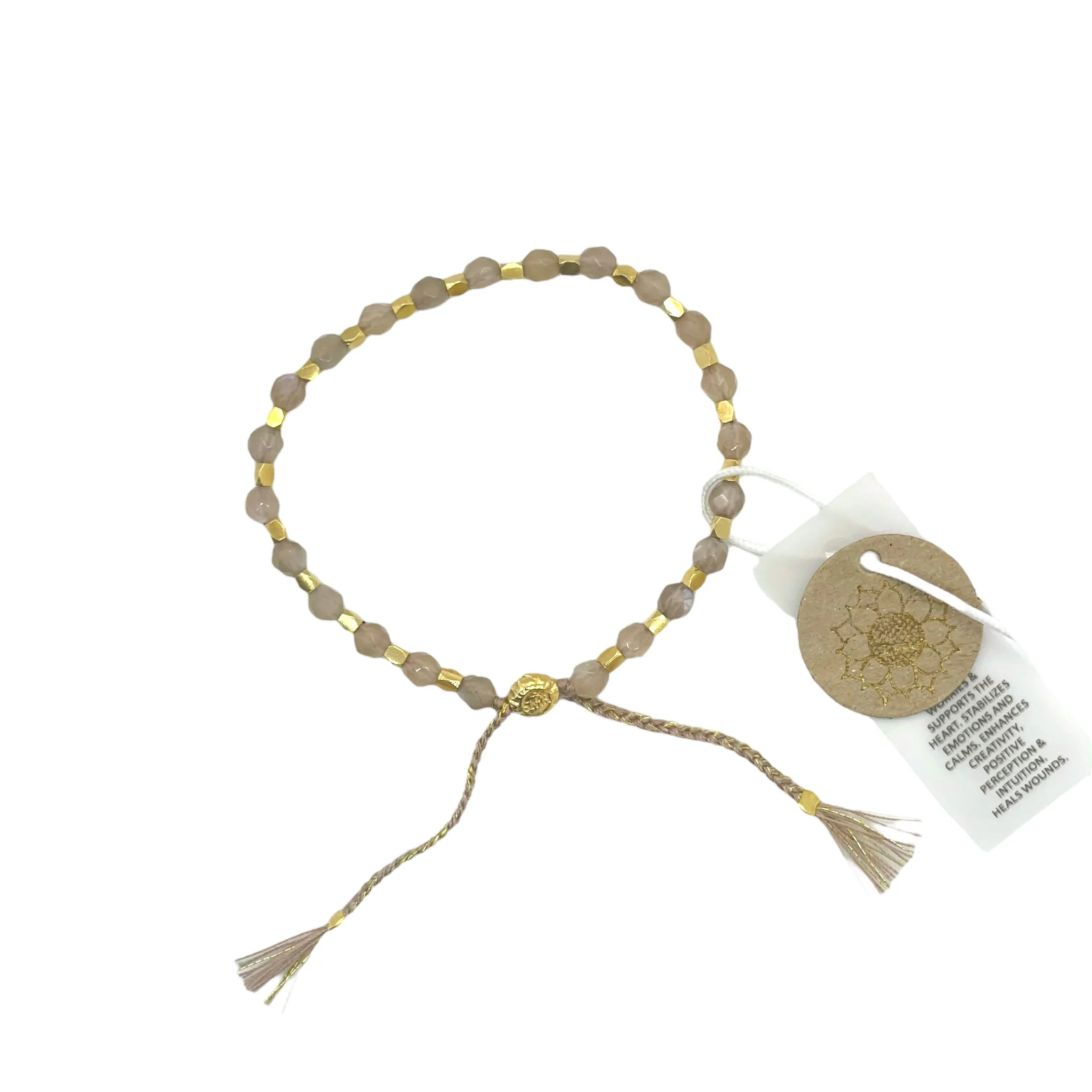 smr | peach moonstone | Signature Collection bracelet