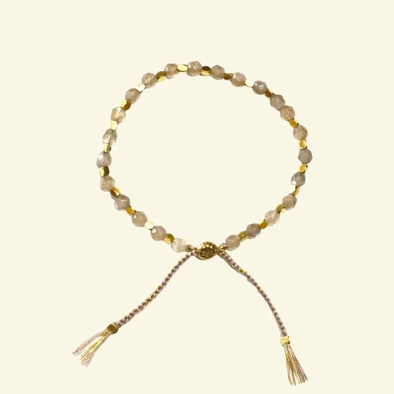 smr | peach moonstone | Signature Collection bracelet